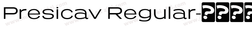 Presicav Regular字体转换